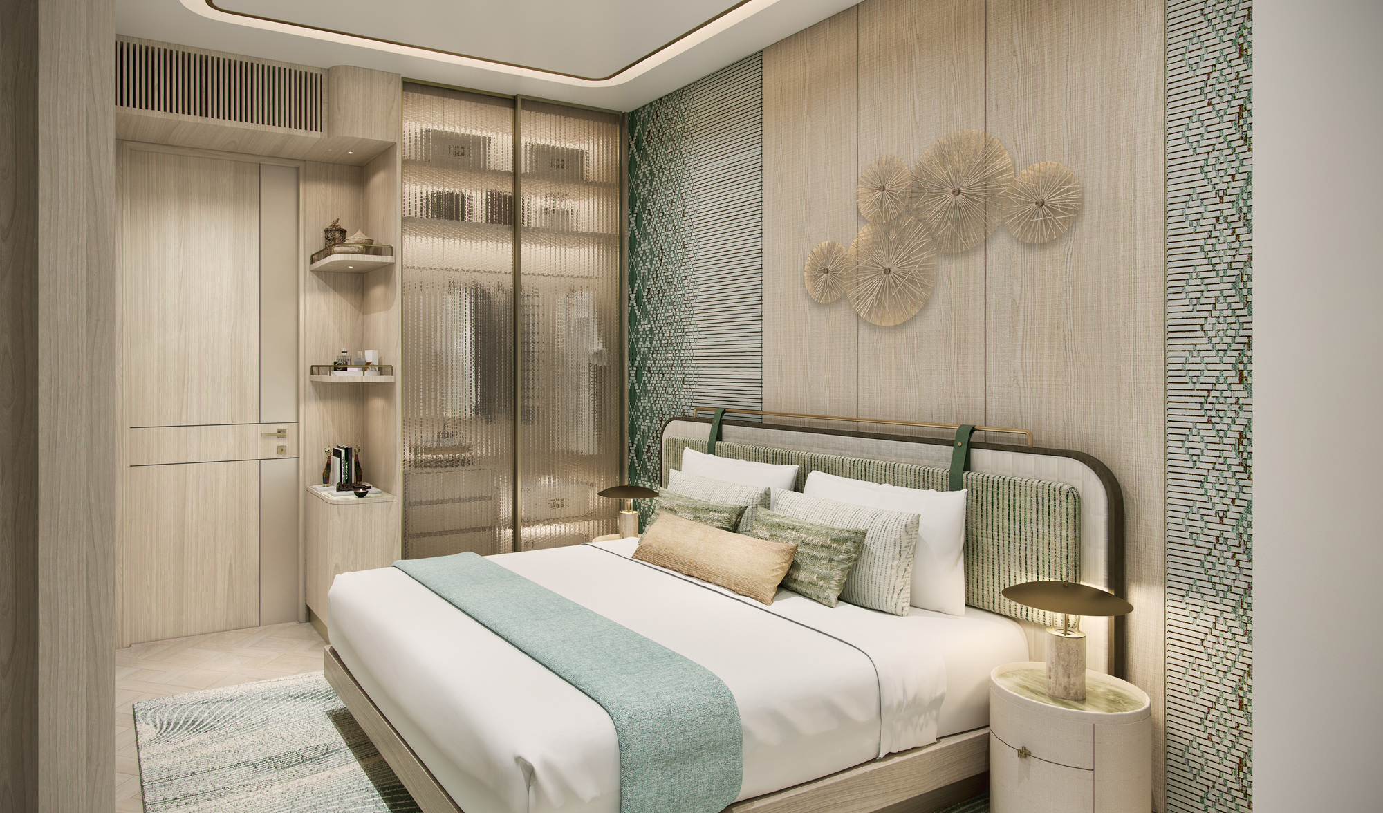 Giá bán Chung cư Galia Hanoi - Giá mở bán đợt 1/2025 31 2BR-PN-A1-MASTER BEDROOM Chung cư Galia Hà Nội