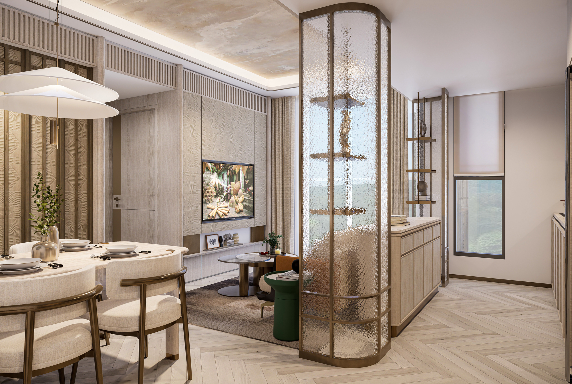 Mặt bằng Chung cư Galia Hanoi – Mặt bằng căn hộ chi tiết 41 2PN-E_Living Room 2 Chung cư Galia Hà Nội