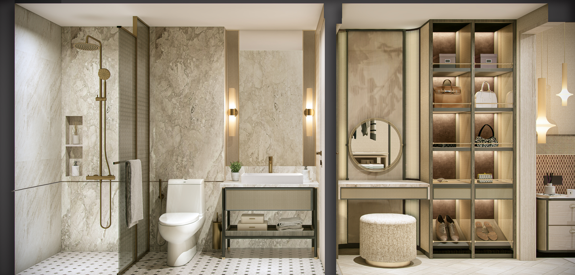 Giá bán Chung cư Galia Hanoi - Giá mở bán đợt 1/2025 30 3PN-B- MASTER BATHROOM Chung cư Galia Hà Nội