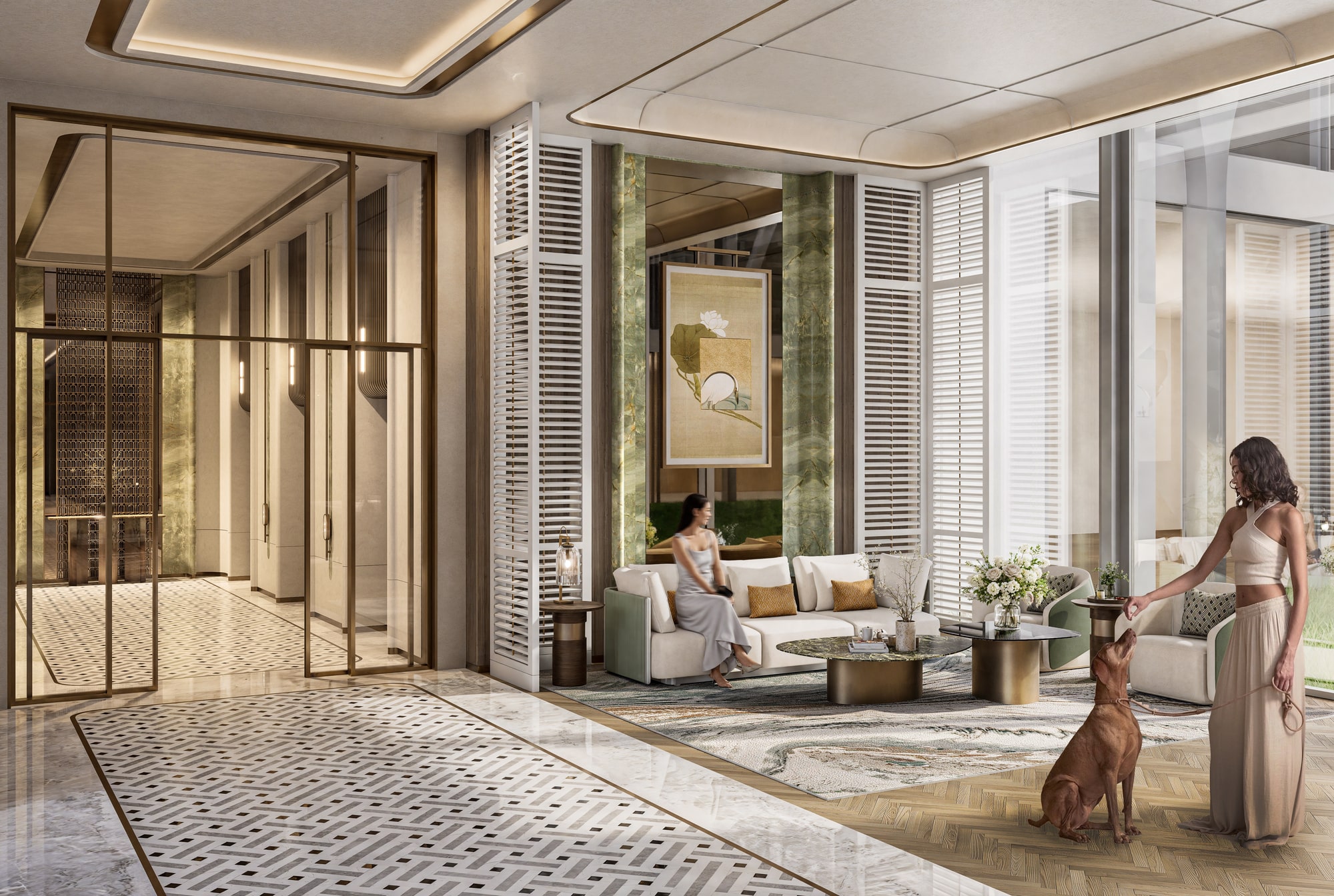 Tiện ích Chung cư Galia Hanoi - Môi Trường Sống Đẳng Cấp và Tiện Nghi Hoàn Hảo 39 Tiện ích đại sảnh chung cư Galia Hà Nội